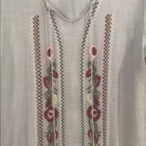 👗Embroidered Dress with Pockets